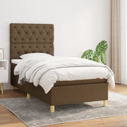 Boxspring met matras 80x200 cm donkerbruin