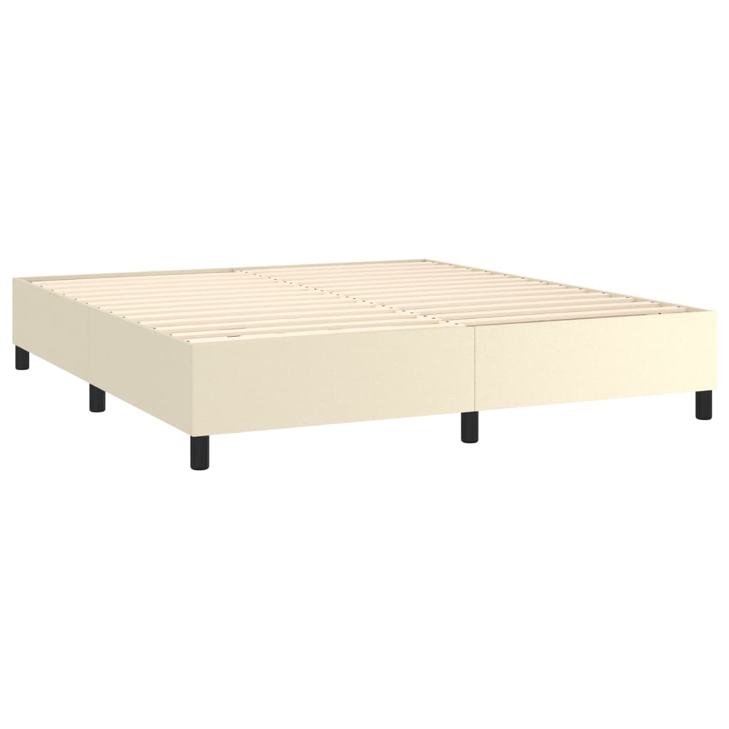 Boxspring Met Matras Kunstleer Kleurig 160 x 200 cm