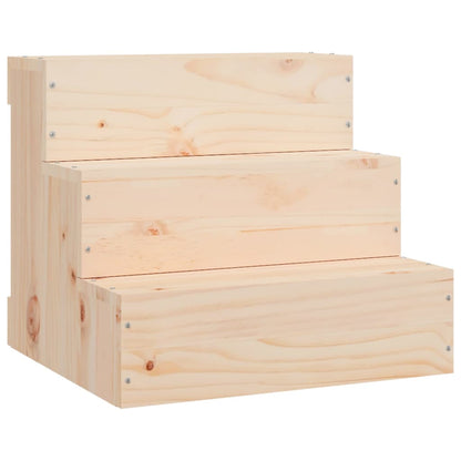 Huisdierentrap 40X37,5X35 Cm Massief Grenenhout 40 x 37.5 x 35 cm Naturel