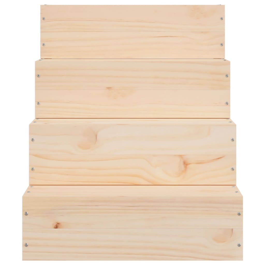 Huisdierentrap 40X49X47 Cm Massief Grenenhout 40 x 49 x 47 cm Naturel