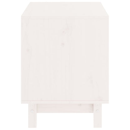 Hondenhok 50x40x52 cm massief grenenhout wit