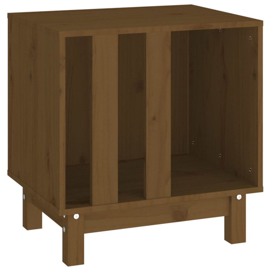 Hondenhok Massief Grenenhout 50 x 40 x 52 cm Honingbruin