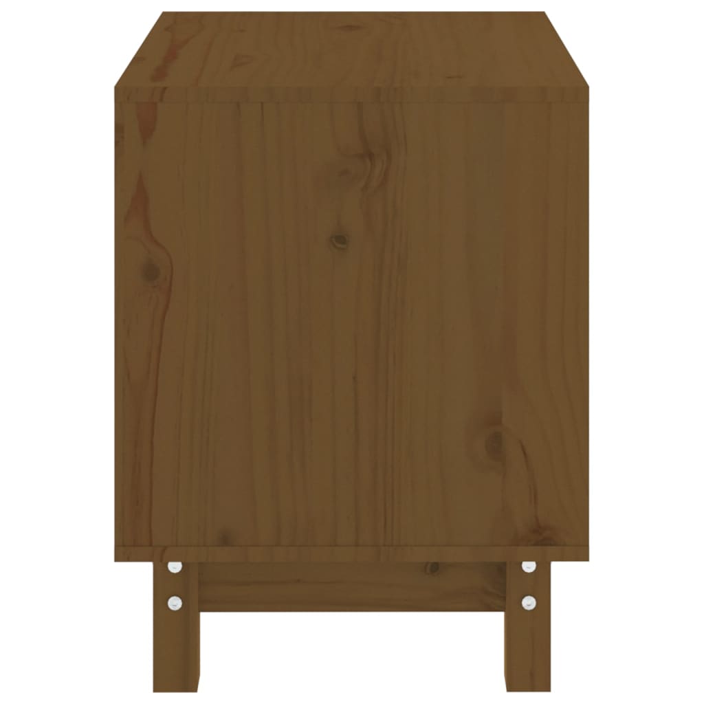 Hondenhok Massief Grenenhout 50 x 40 x 52 cm Honingbruin