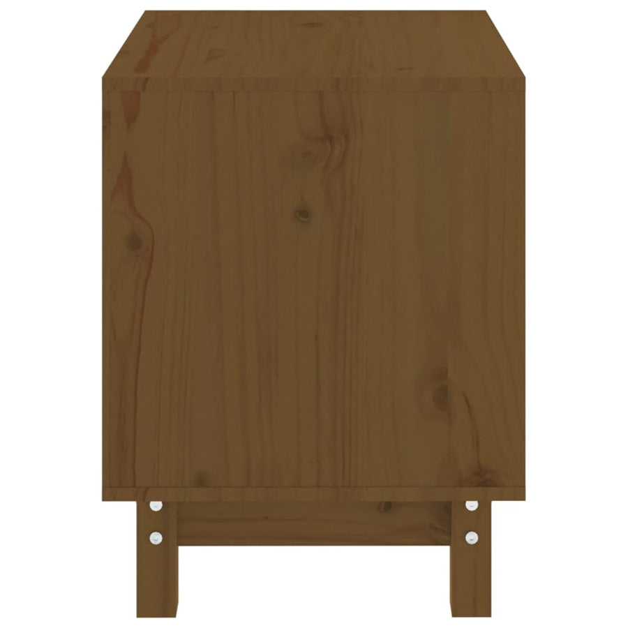 Hondenhok Massief Grenenhout 50 x 40 x 52 cm Honingbruin