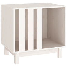 Hondenhok Massief Grenenhout 60 x 45 x 57 cm Wit