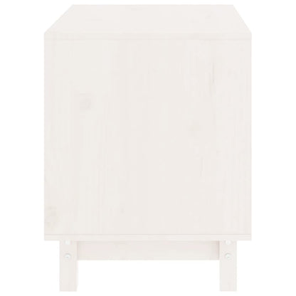 Hondenhok Massief Grenenhout 60 x 45 x 57 cm Wit