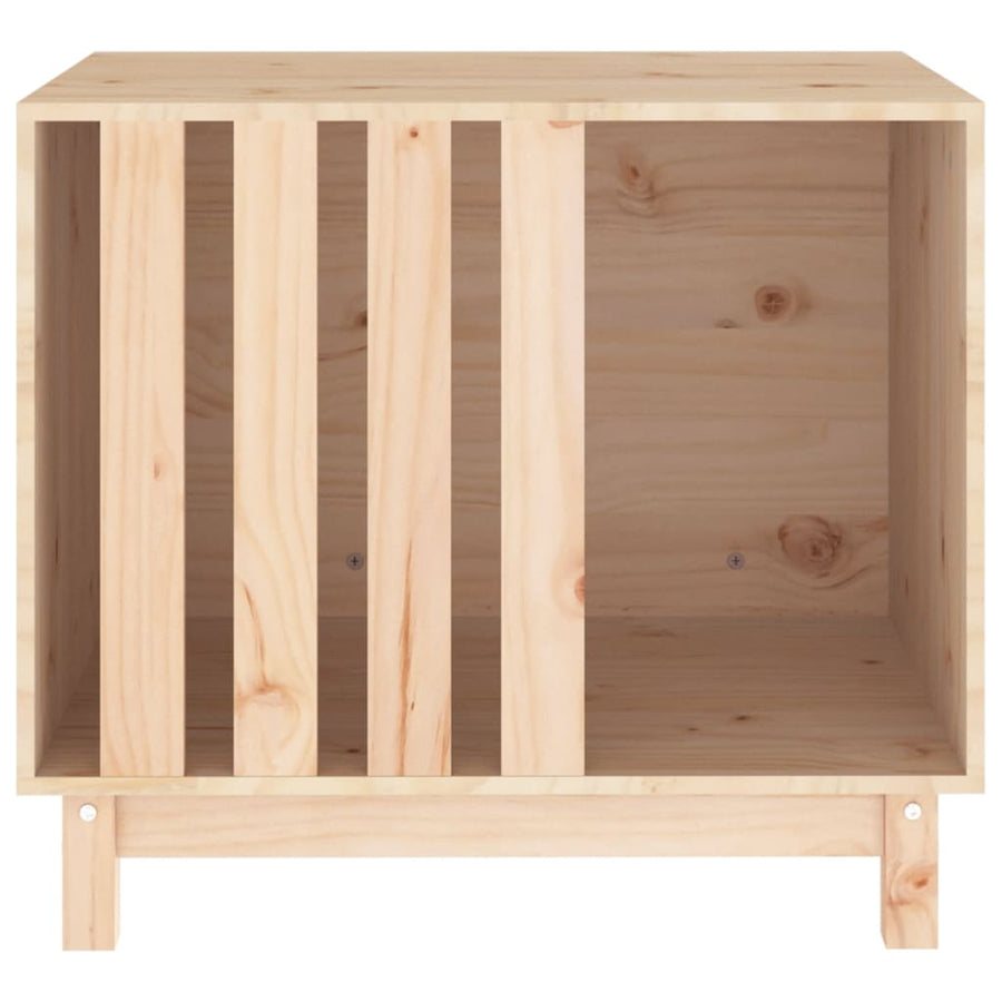 Hondenhok Massief Grenenhout 70 x 50 x 62 cm Naturel