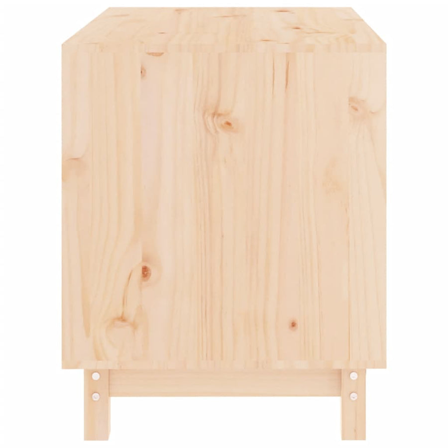 Hondenhok Massief Grenenhout 70 x 50 x 62 cm Naturel