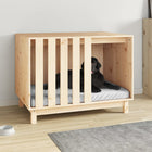 Dog kennel 90x60x67 cm solid pine wood