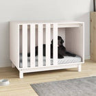 Dog Kennel 90x60x67 cm Solid Pine White