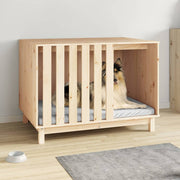 Dog kennel 100x70x72 cm solid pine wood
