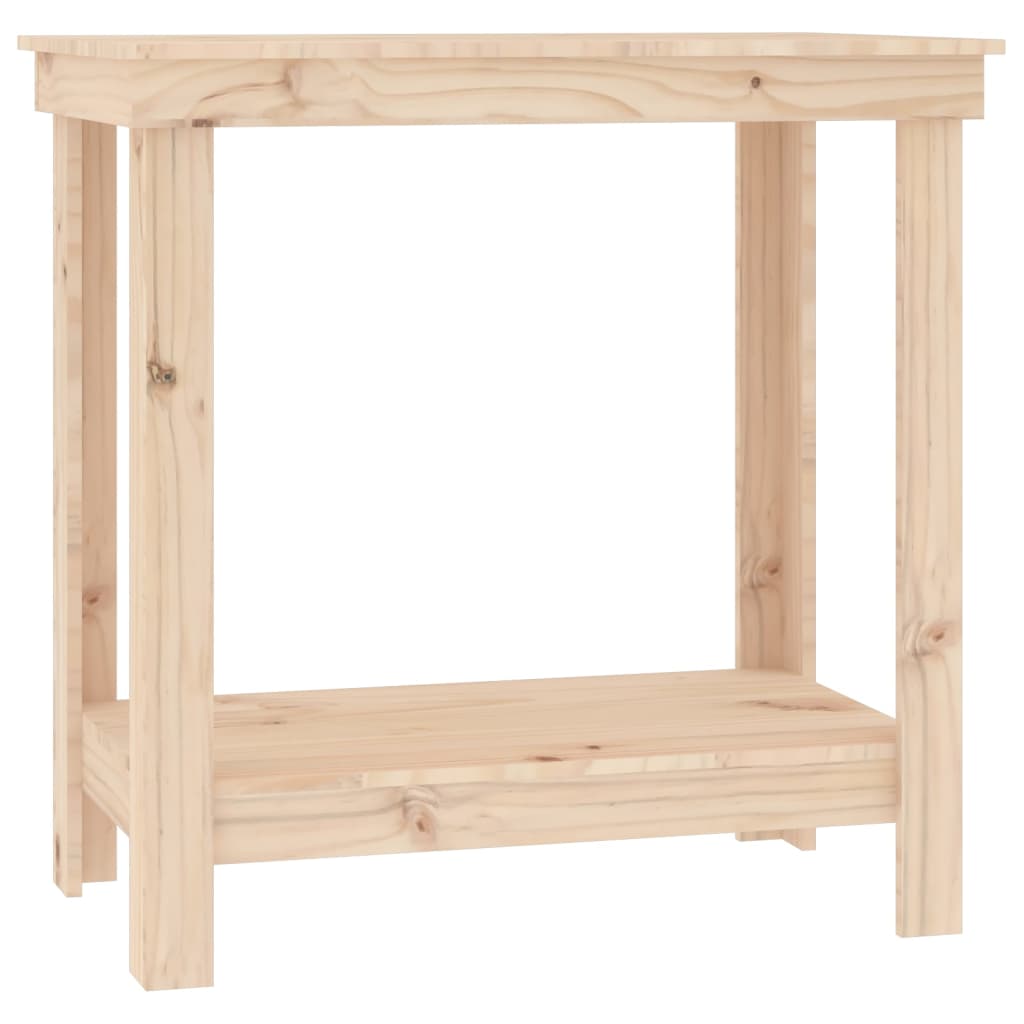 Werkbank 80x50x80 cm massief grenenhout 80 x 50 x 80 cm Naturel