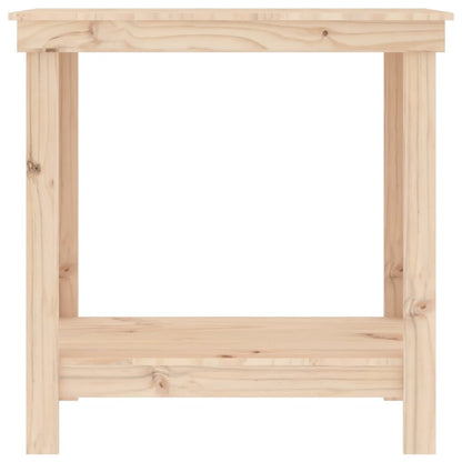 Werkbank 80x50x80 cm massief grenenhout 80 x 50 x 80 cm Naturel