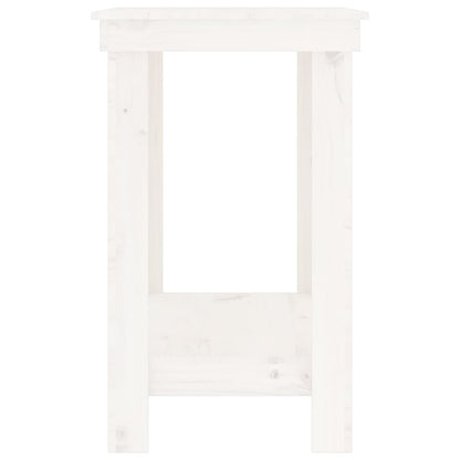 Werkbank 110x50x80 cm massief grenenhout wit 110 x 50 x 80 cm Wit