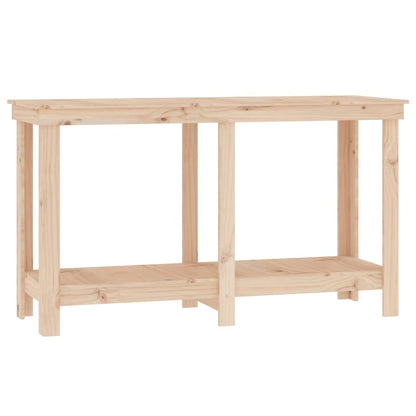 Werkbank 140x50x80 cm massief grenenhout 140 x 50 x 80 cm Naturel