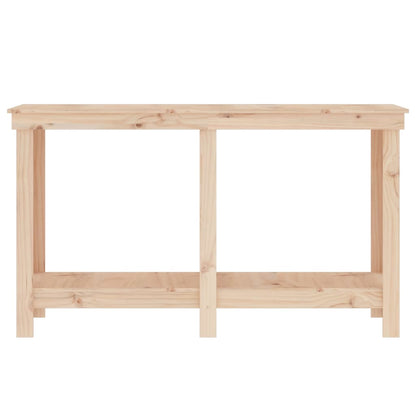 Werkbank 140x50x80 cm massief grenenhout 140 x 50 x 80 cm Naturel