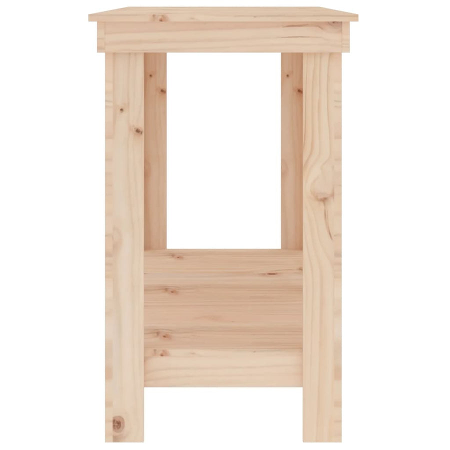 Werkbank 140x50x80 cm massief grenenhout 140 x 50 x 80 cm Naturel
