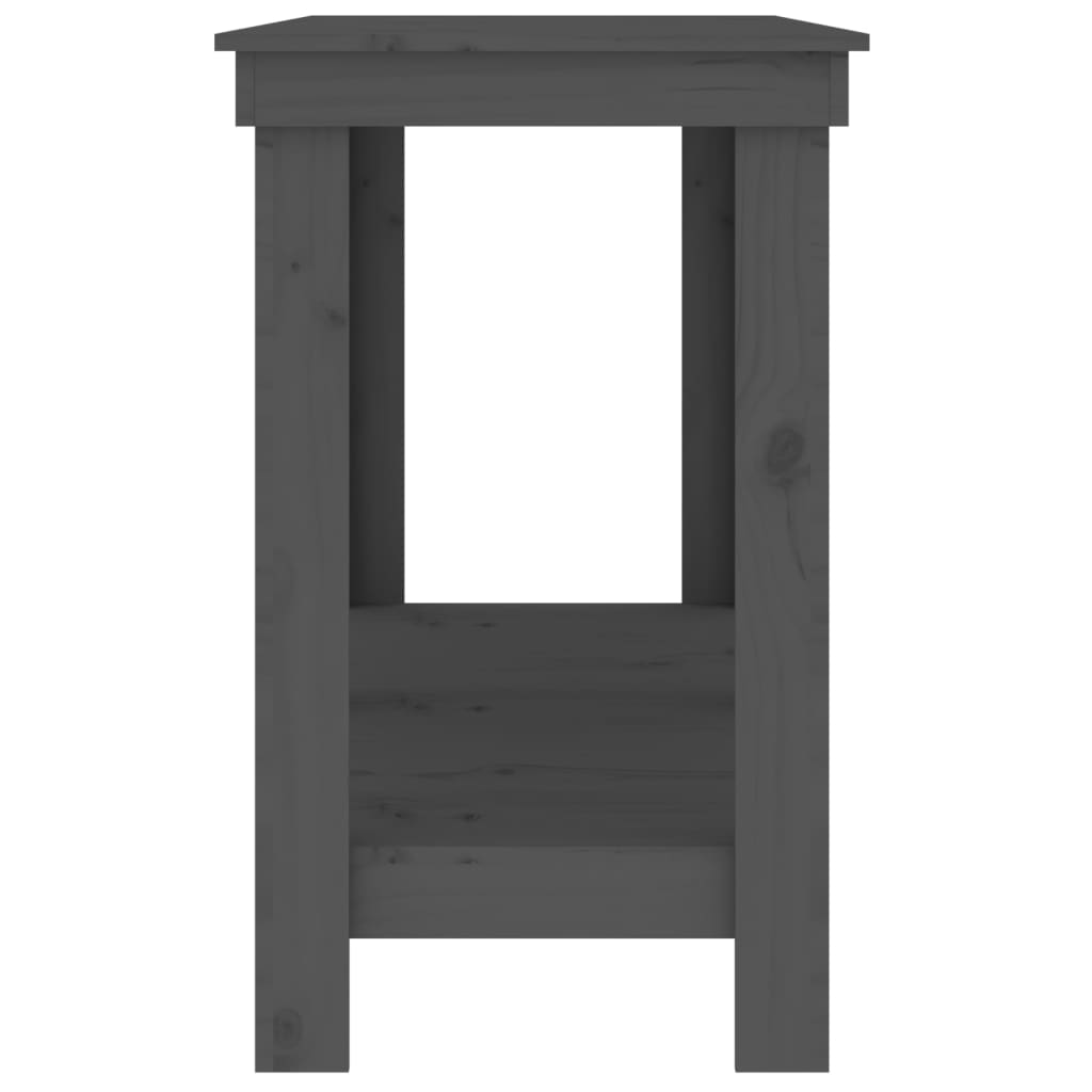 Werkbank 140x50x80 cm massief grenenhout grijs 140 x 50 x 80 cm Grijs