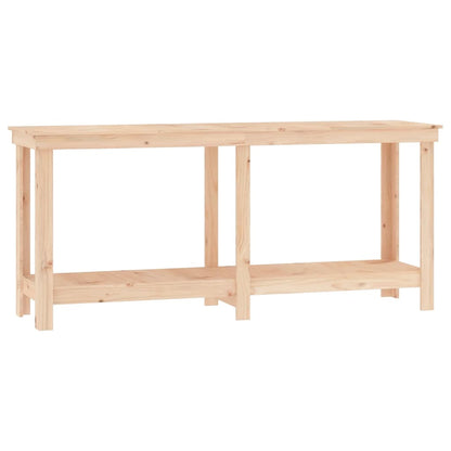 Werkbank 180x50x80 cm massief grenenhout 180 x 50 x 80 cm Naturel