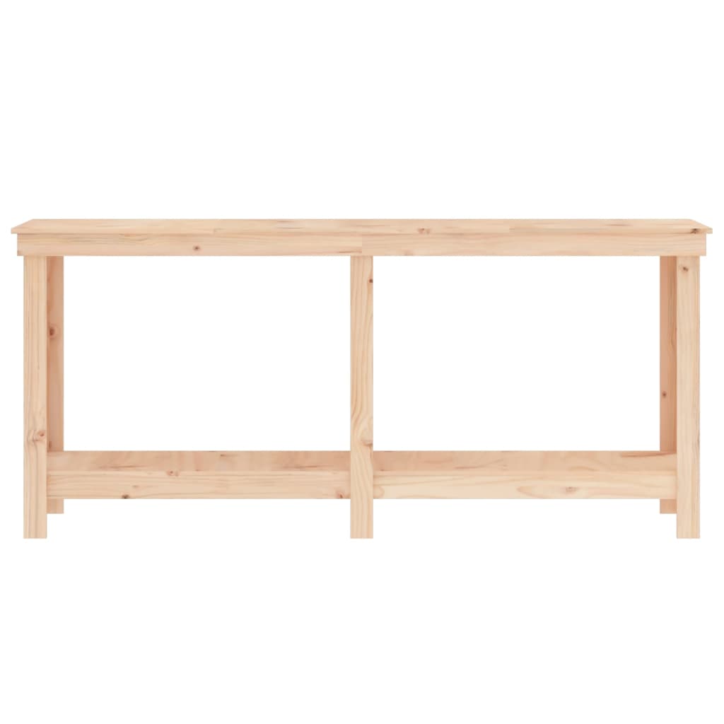 Werkbank 180x50x80 cm massief grenenhout 180 x 50 x 80 cm Naturel