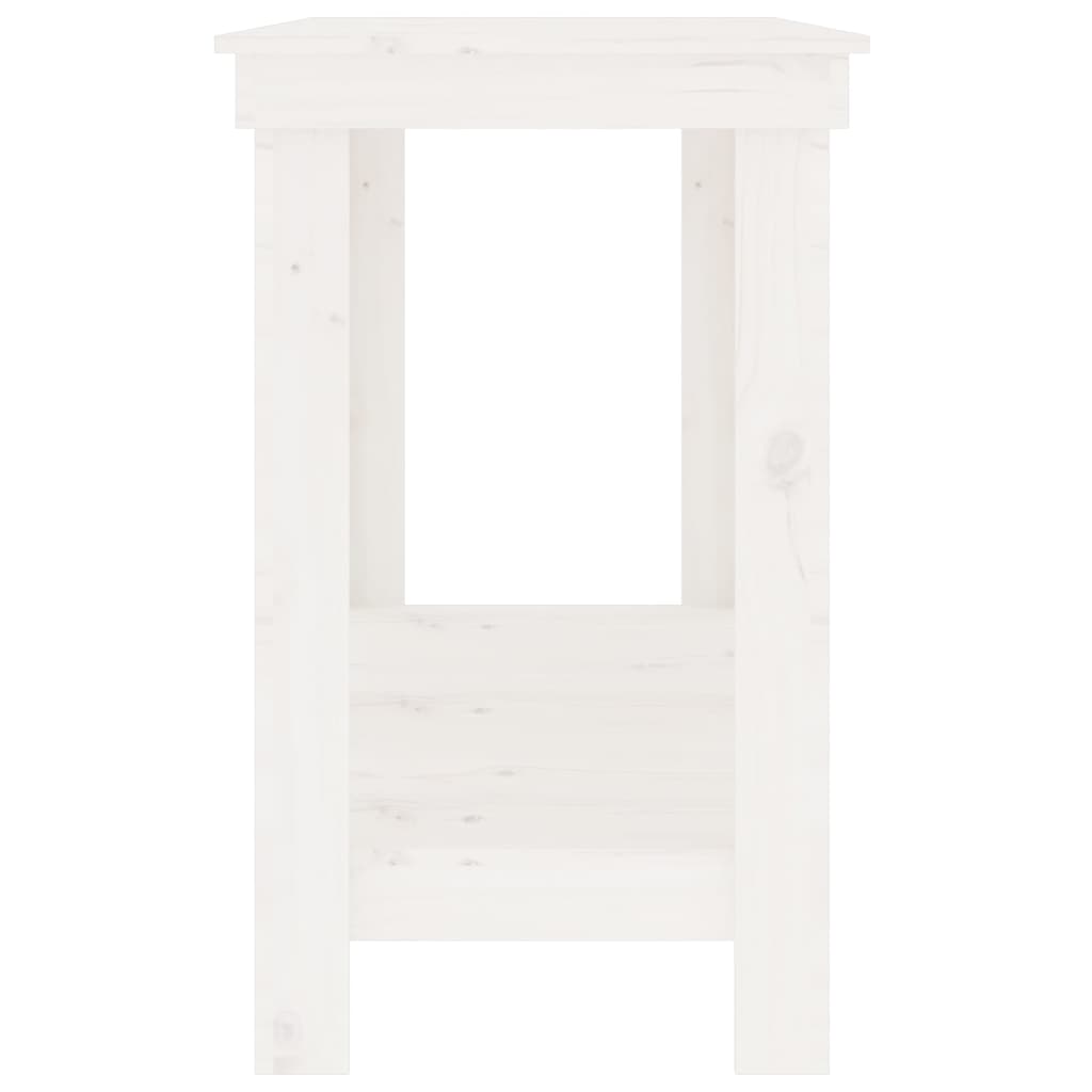 Werkbank 180x50x80 cm massief grenenhout wit 180 x 50 x 80 cm Wit