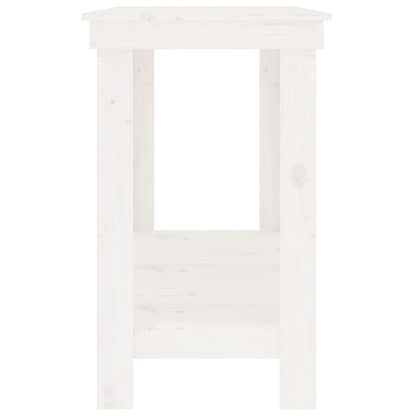 Werkbank 180x50x80 cm massief grenenhout wit 180 x 50 x 80 cm Wit