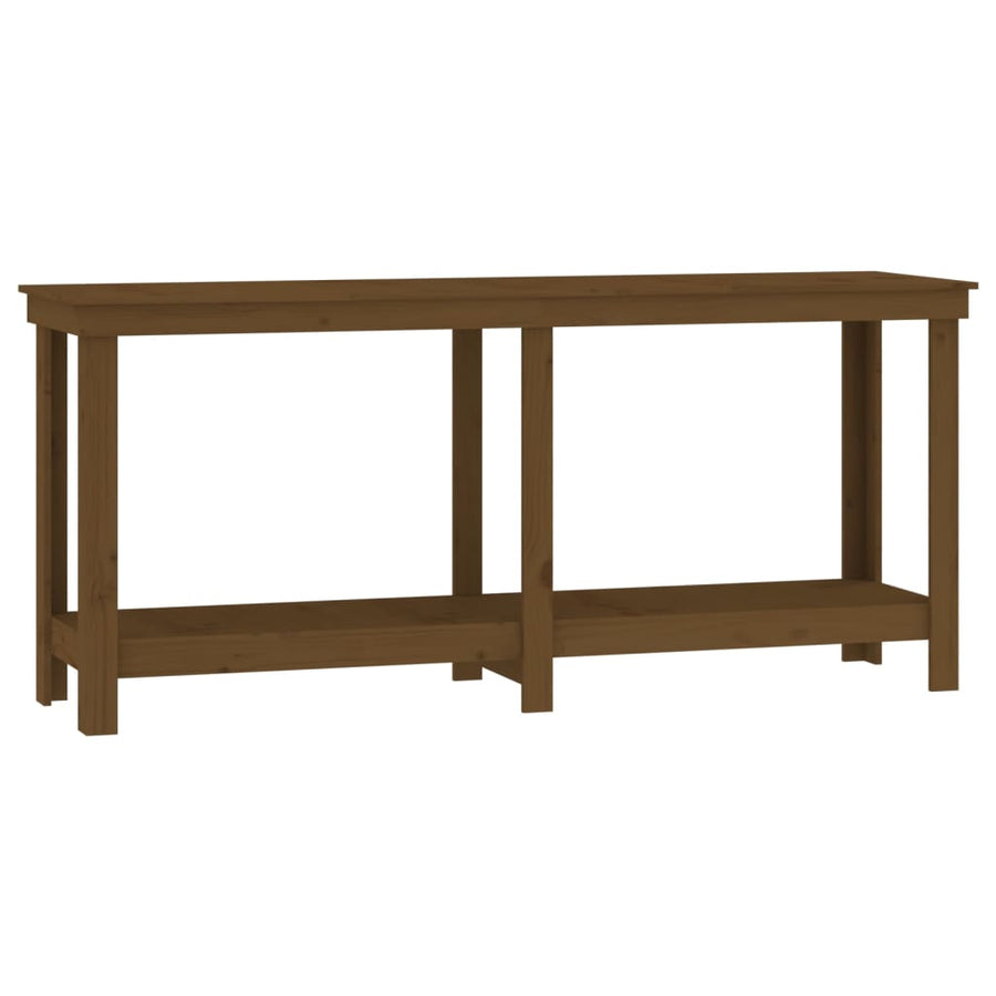 Werkbank 180x50x80 cm massief grenenhout honingbruin 180 x 50 x 80 cm Honingbruin