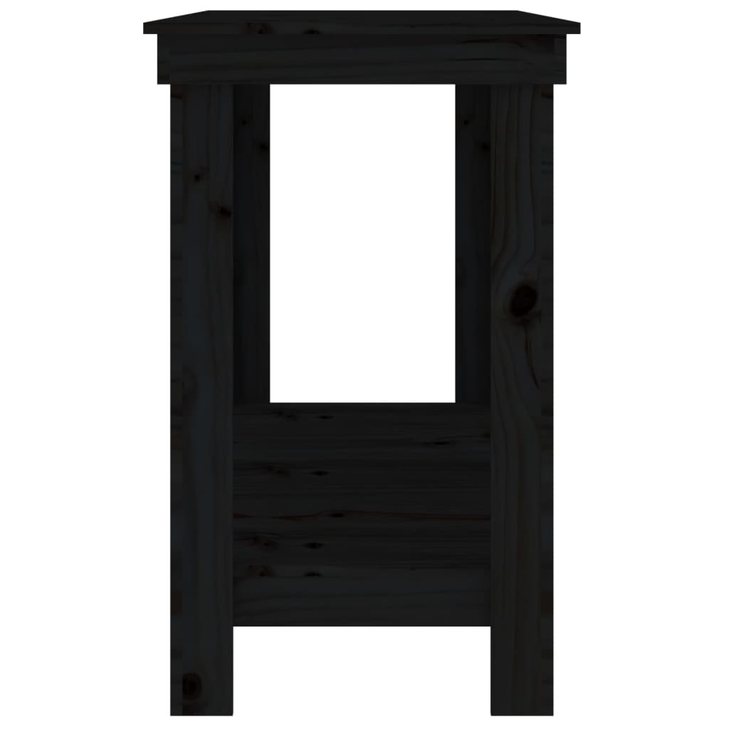 werkbank 180x50x80 cm massief grenenhout zwart 180 x 50 x 80 cm Zwart