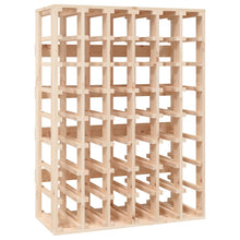 Wijnrek 70X33X94 Cm Massief Grenenhout Bruin
