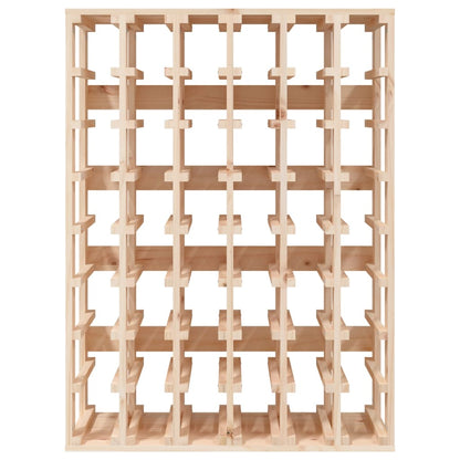 Wijnrek 70X33X94 Cm Massief Grenenhout Bruin