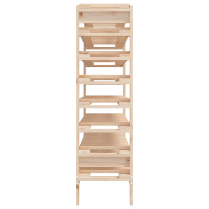 Wijnrek 109,5X30X107,5 Cm Massief Grenenhout