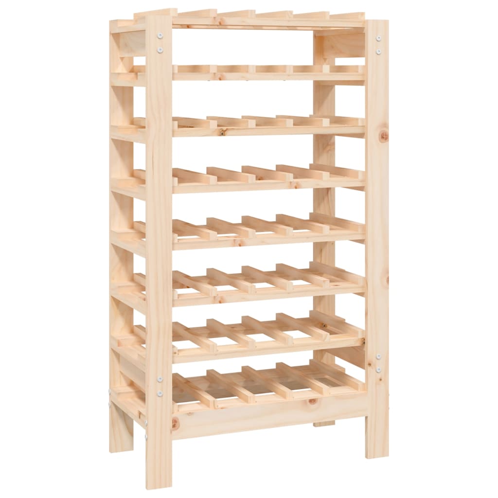 Wijnrek 61,5X30X107,5 Cm Massief Grenenhout