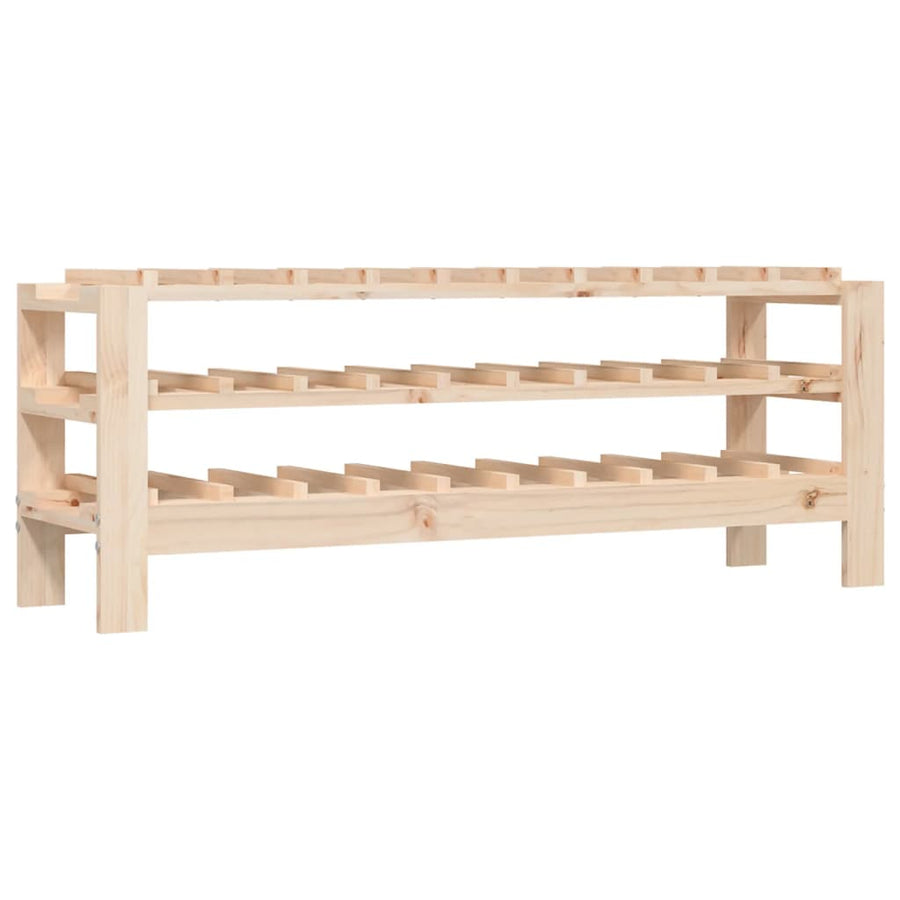Wijnrek 109,5X30X42 Cm Massief Grenenhout
