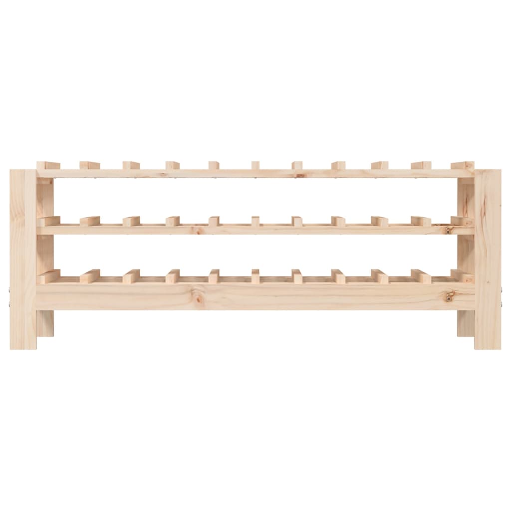 Wijnrek 109,5X30X42 Cm Massief Grenenhout