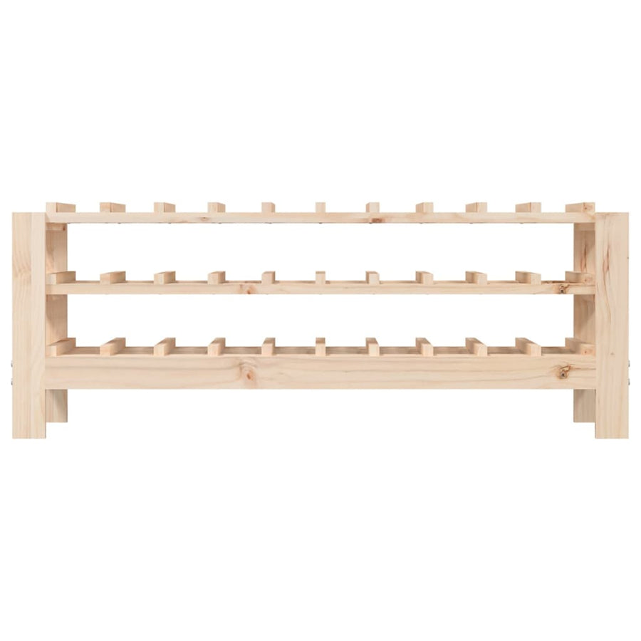 Wijnrek 109,5X30X42 Cm Massief Grenenhout