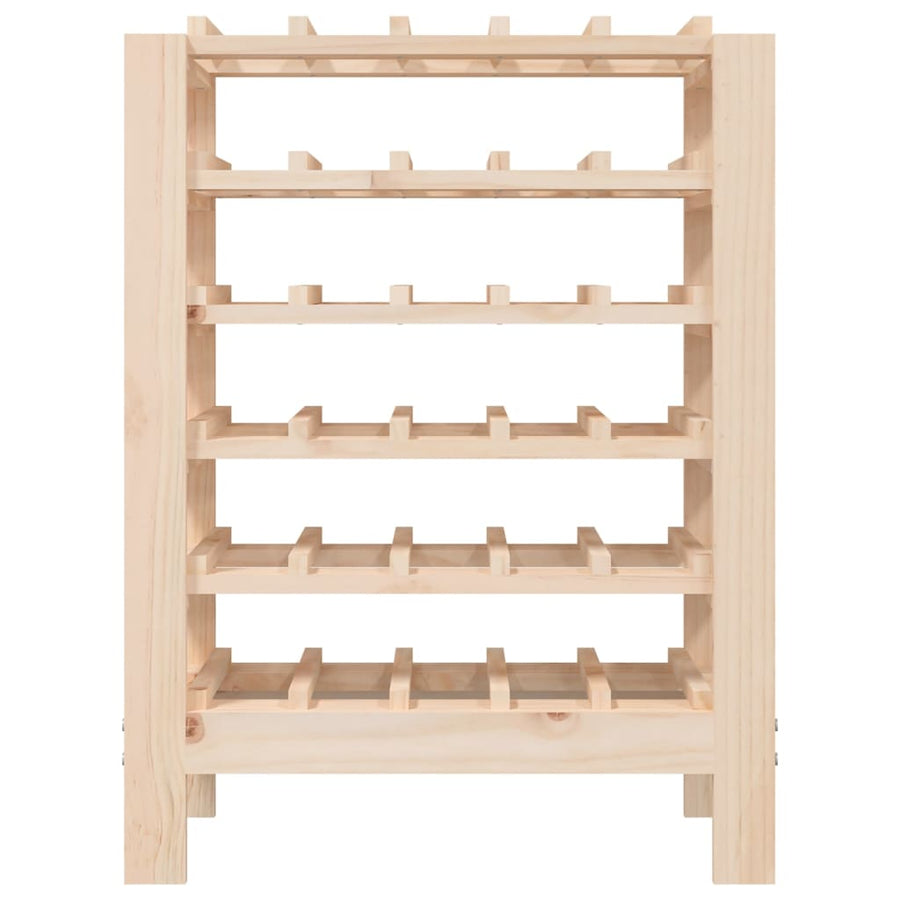 Wijnrek 61,5X30X82 Cm Massief Grenenhout