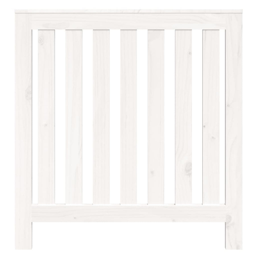 Radiatorombouw 79,5X19X84 Cm Massief Grenenhout Wit Naturel