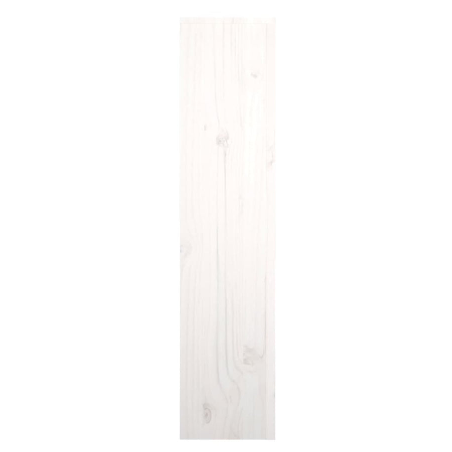 Radiatorombouw 79,5X19X84 Cm Massief Grenenhout Wit Naturel