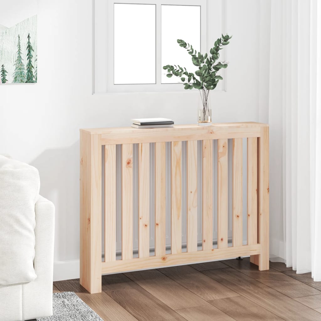 Radiatorombouw 108,5X19X84 Cm Massief Grenenhout Naturel