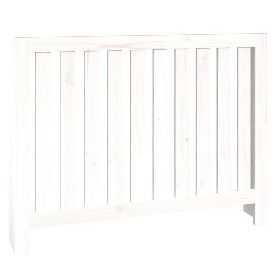 Radiatorombouw 108,5X19X84 Cm Massief Grenenhout Wit Naturel