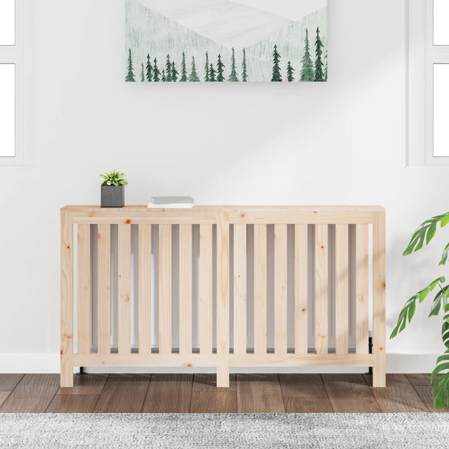 Radiatorombouw 153X19X84 Cm Massief Grenenhout Naturel