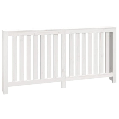 Radiatorombouw 169X19X84 Cm Massief Grenenhout Wit Naturel