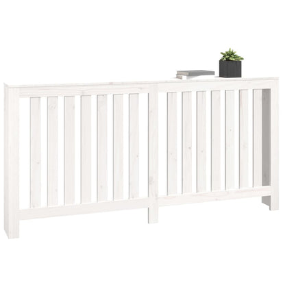 Radiatorombouw 169X19X84 Cm Massief Grenenhout Wit Naturel