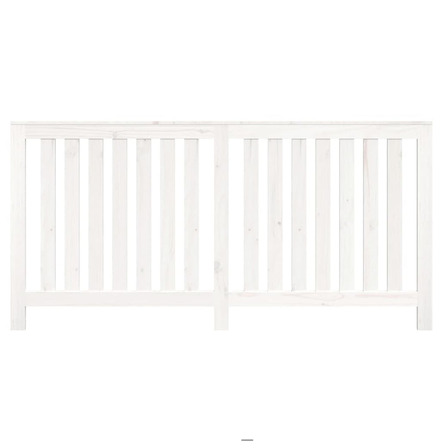 Radiatorombouw 169X19X84 Cm Massief Grenenhout Wit Naturel