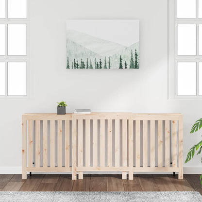 Radiatorombouw 210X21X85 Cm Massief Grenenhout