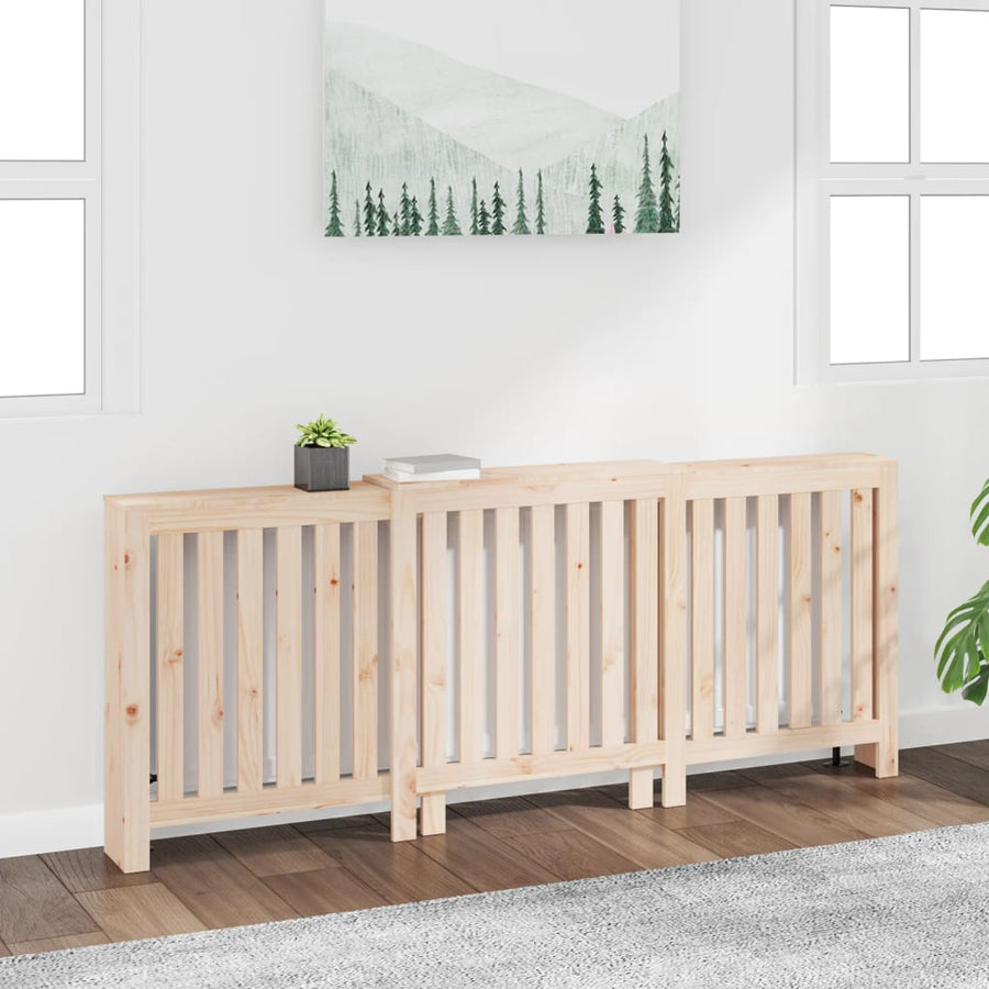Radiatorombouw 210X21X85 Cm Massief Grenenhout