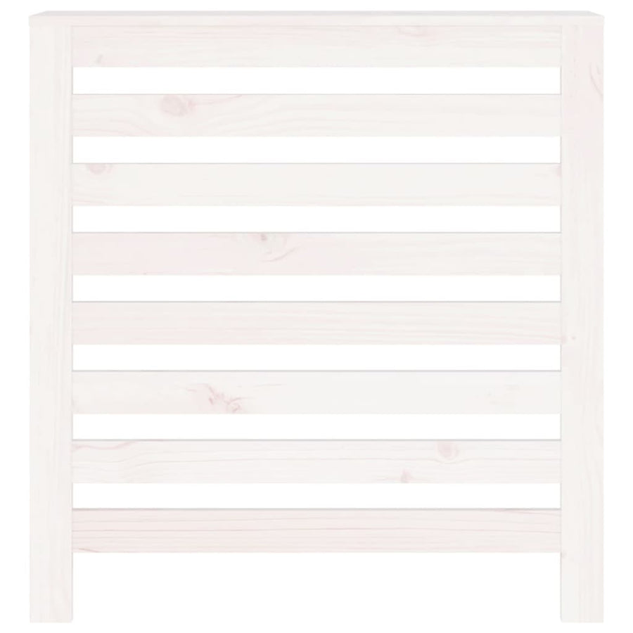 Radiatorombouw 79,5X19X84 Cm Massief Grenenhout Wit