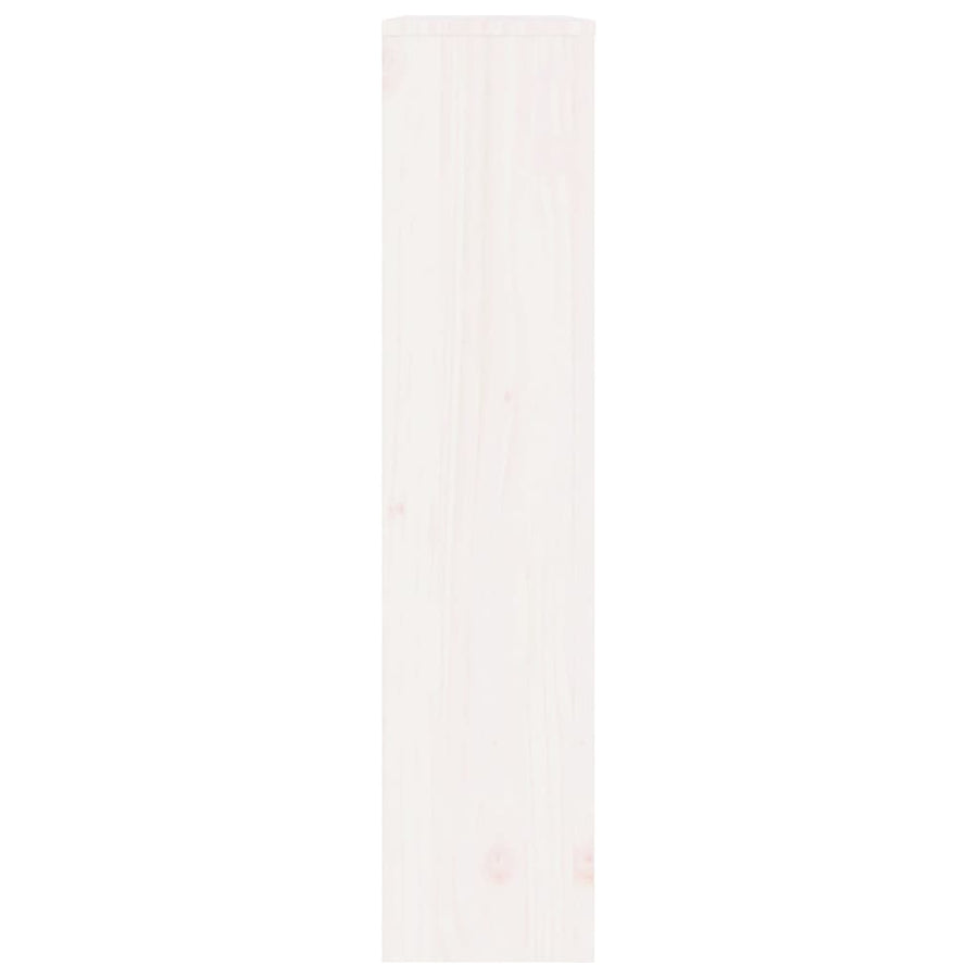 Radiatorombouw 79,5X19X84 Cm Massief Grenenhout Wit