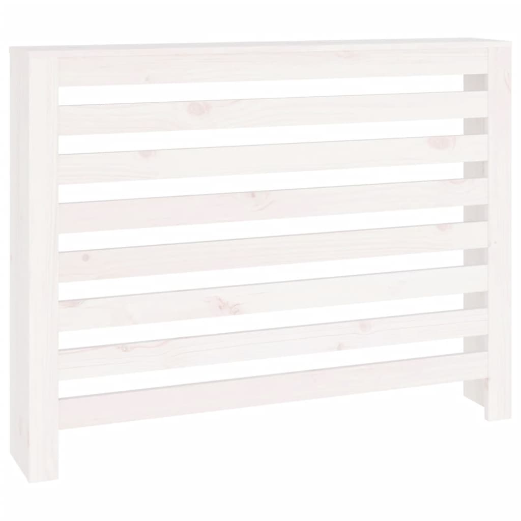 Radiatorombouw 108,5X19X84 Cm Massief Grenenhout Wit