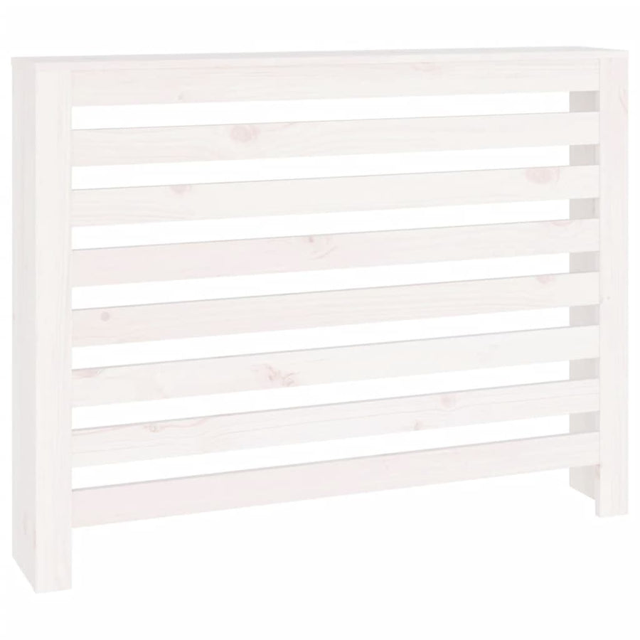 Radiatorombouw 108,5X19X84 Cm Massief Grenenhout Wit